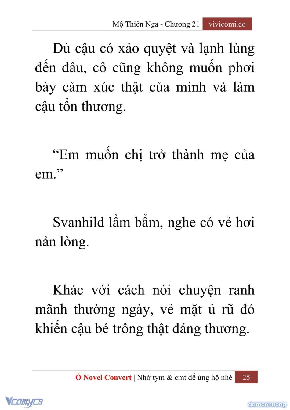 đọc truyện [novel] Mộ Thiên Nga Chương 21 ảnh 28 tại Thiên Thai Truyện