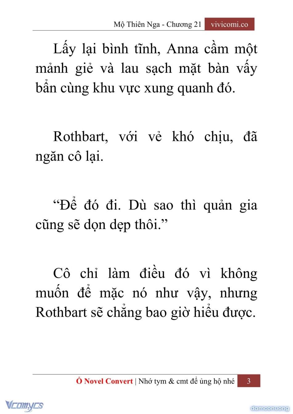 đọc truyện [novel] Mộ Thiên Nga Chương 21 ảnh 6 tại Thiên Thai Truyện