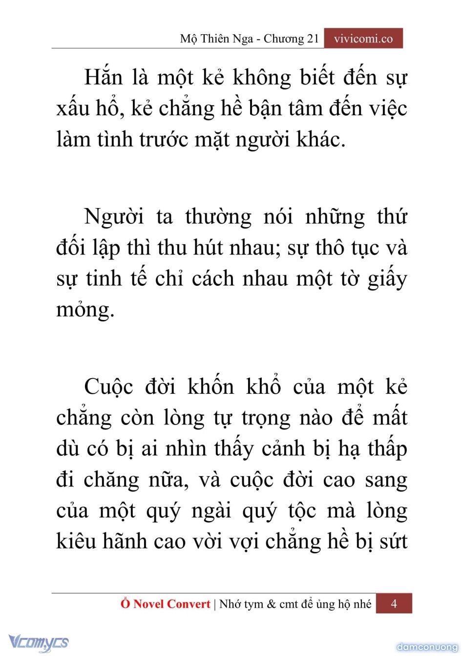 đọc truyện [novel] Mộ Thiên Nga Chương 21 ảnh 7 tại Thiên Thai Truyện