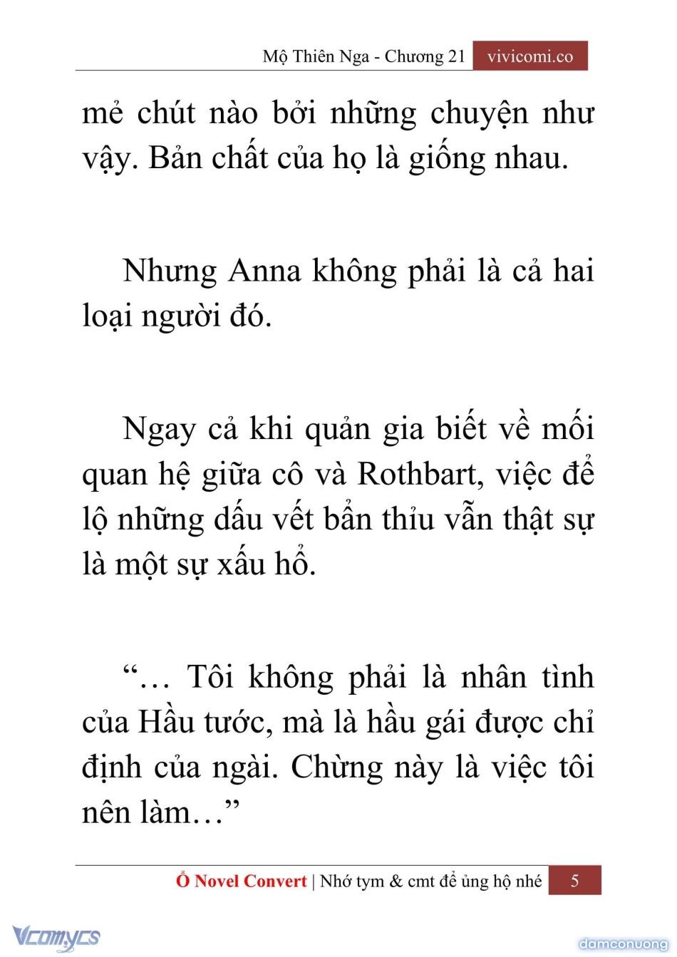 đọc truyện [novel] Mộ Thiên Nga Chương 21 ảnh 8 tại Thiên Thai Truyện
