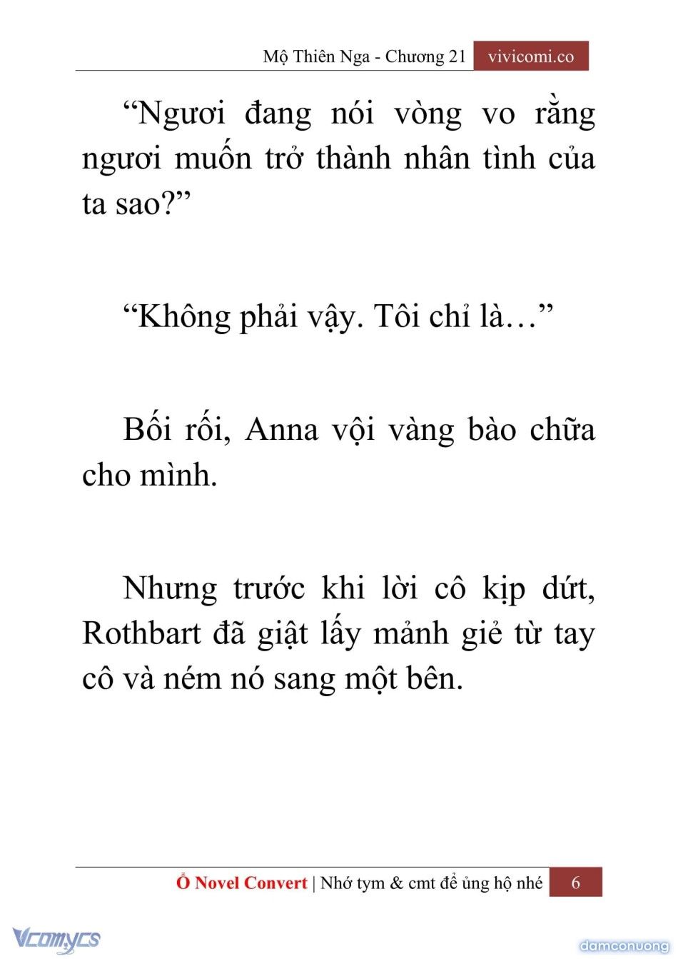 đọc truyện [novel] Mộ Thiên Nga Chương 21 ảnh 9 tại Thiên Thai Truyện