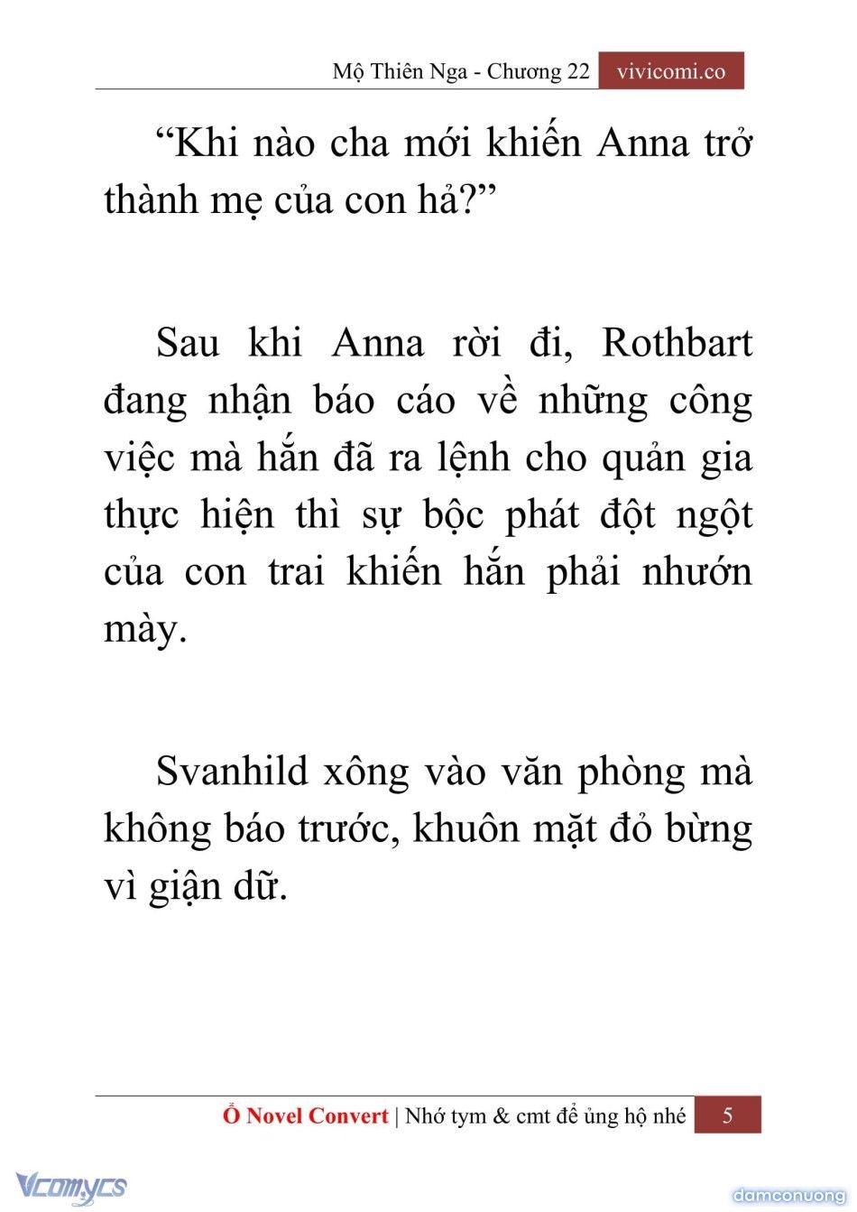 đọc truyện [novel] Mộ Thiên Nga Chương 22 ảnh 8 tại Thiên Thai Truyện