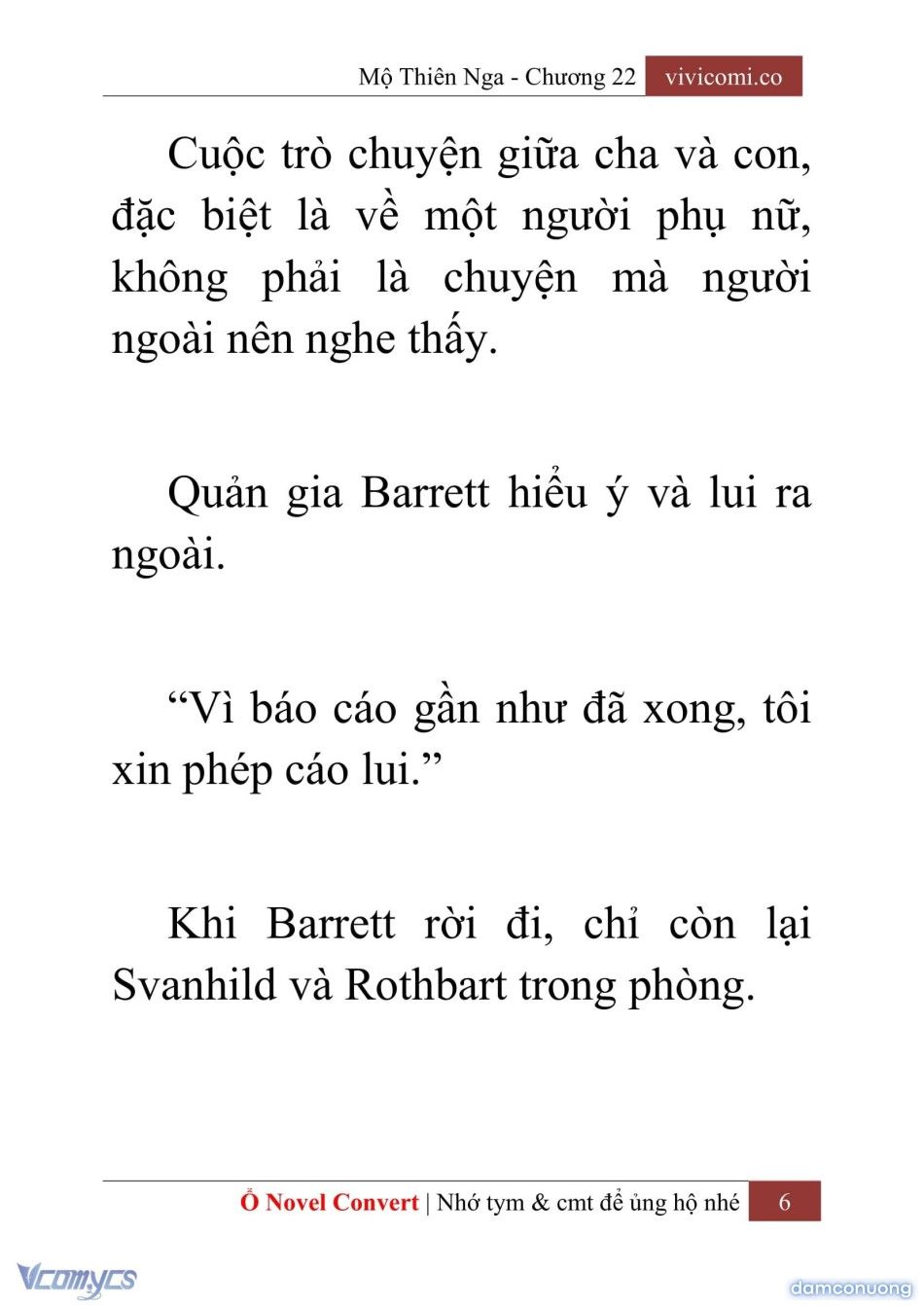 đọc truyện [novel] Mộ Thiên Nga Chương 22 ảnh 9 tại Thiên Thai Truyện