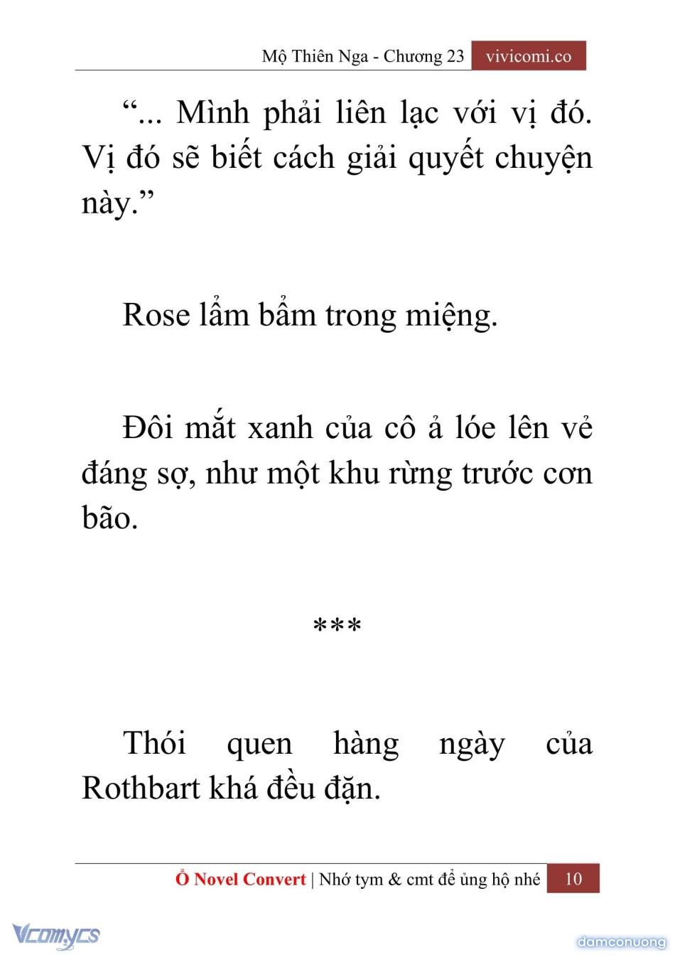 đọc truyện [novel] Mộ Thiên Nga Chương 23 ảnh 13 tại Thiên Thai Truyện