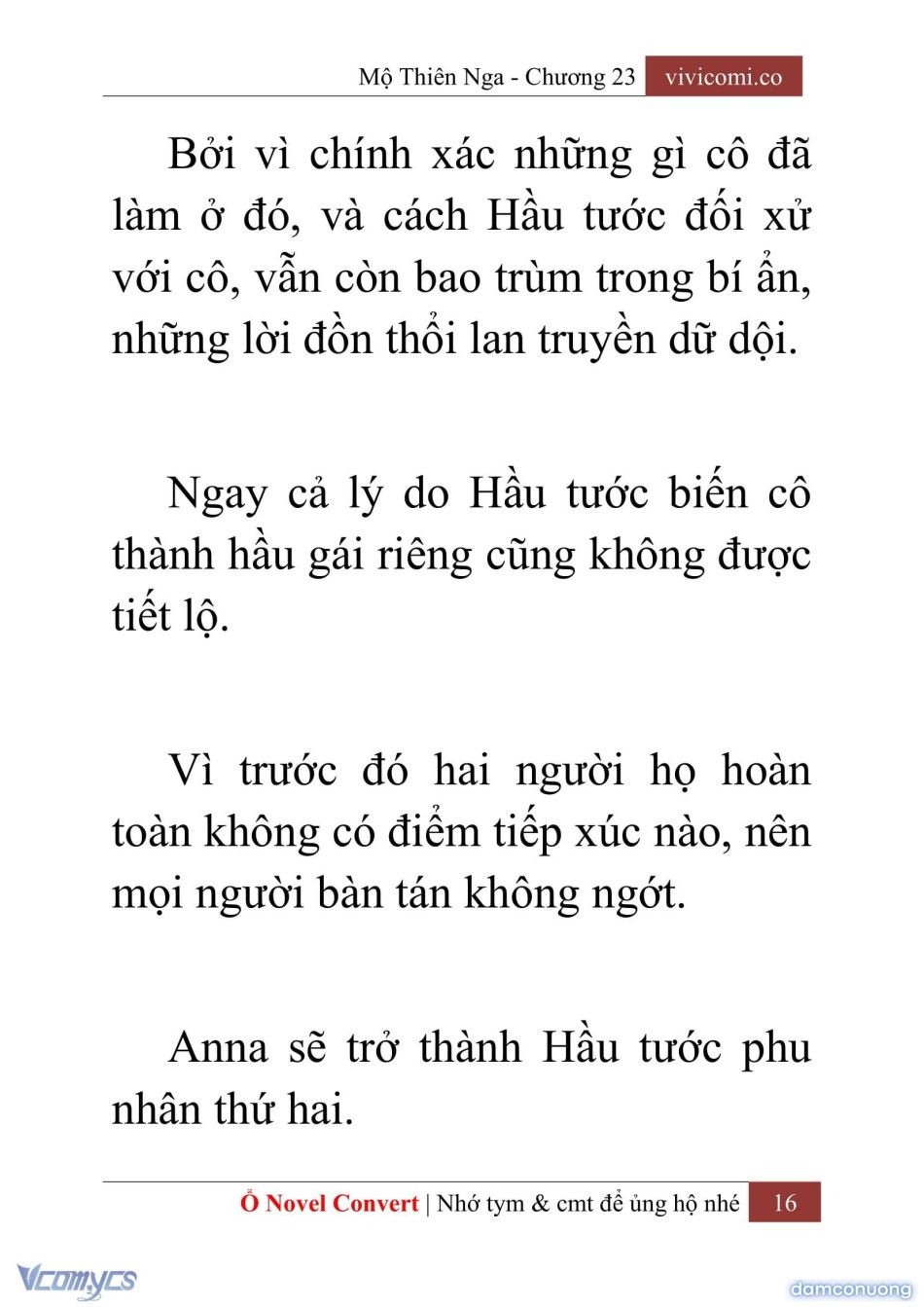 đọc truyện [novel] Mộ Thiên Nga Chương 23 ảnh 19 tại Thiên Thai Truyện