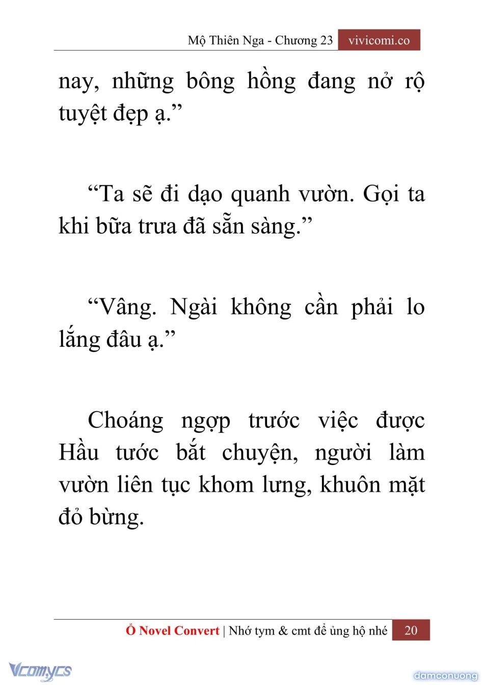 đọc truyện [novel] Mộ Thiên Nga Chương 23 ảnh 23 tại Thiên Thai Truyện