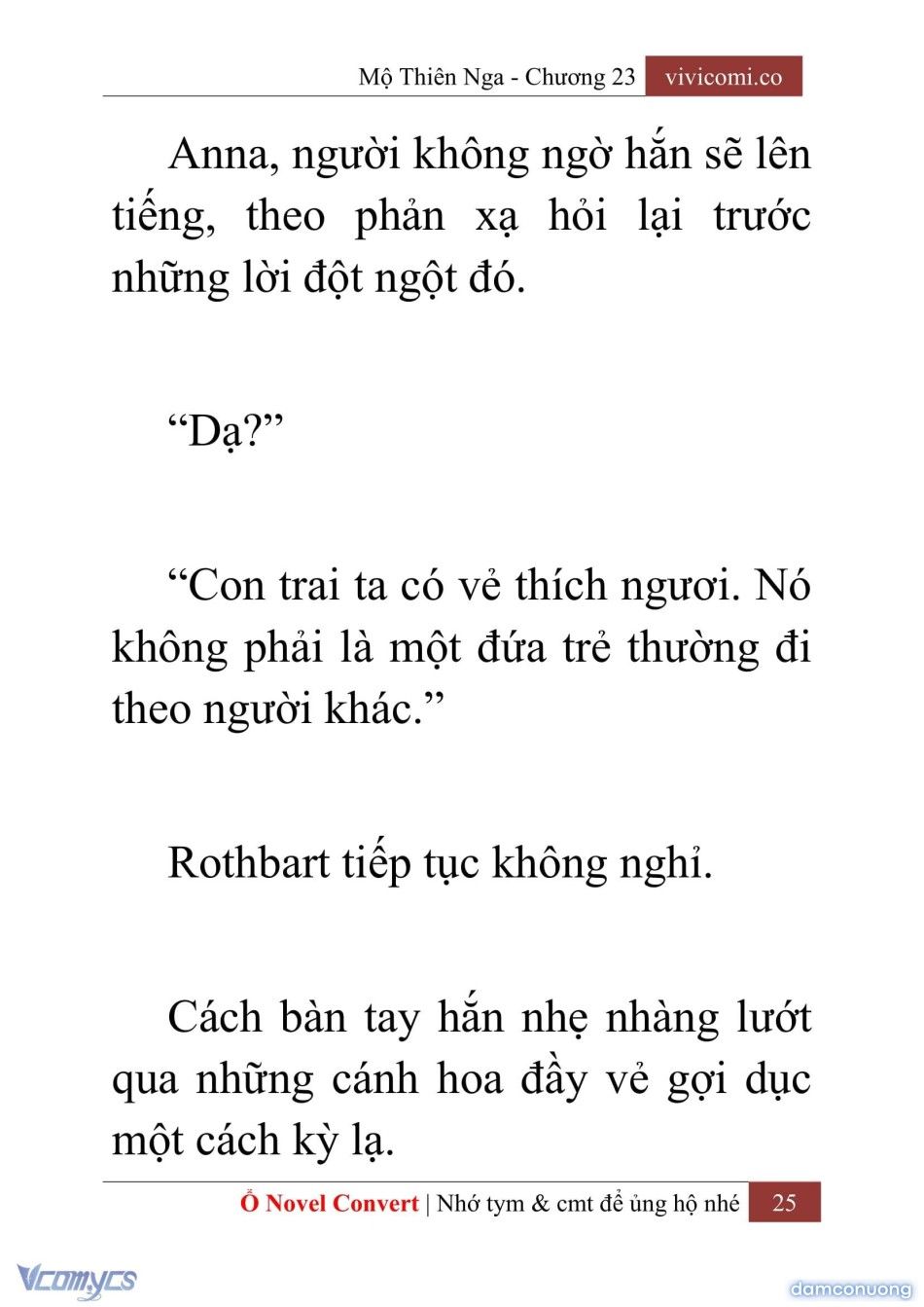 đọc truyện [novel] Mộ Thiên Nga Chương 23 ảnh 28 tại Thiên Thai Truyện