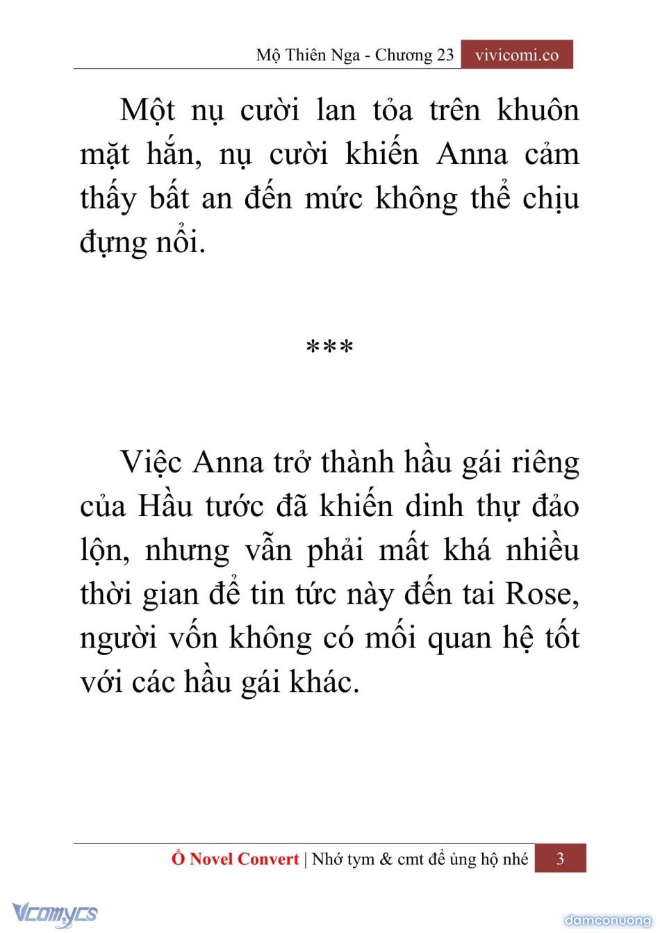 đọc truyện [novel] Mộ Thiên Nga Chương 23 ảnh 6 tại Thiên Thai Truyện