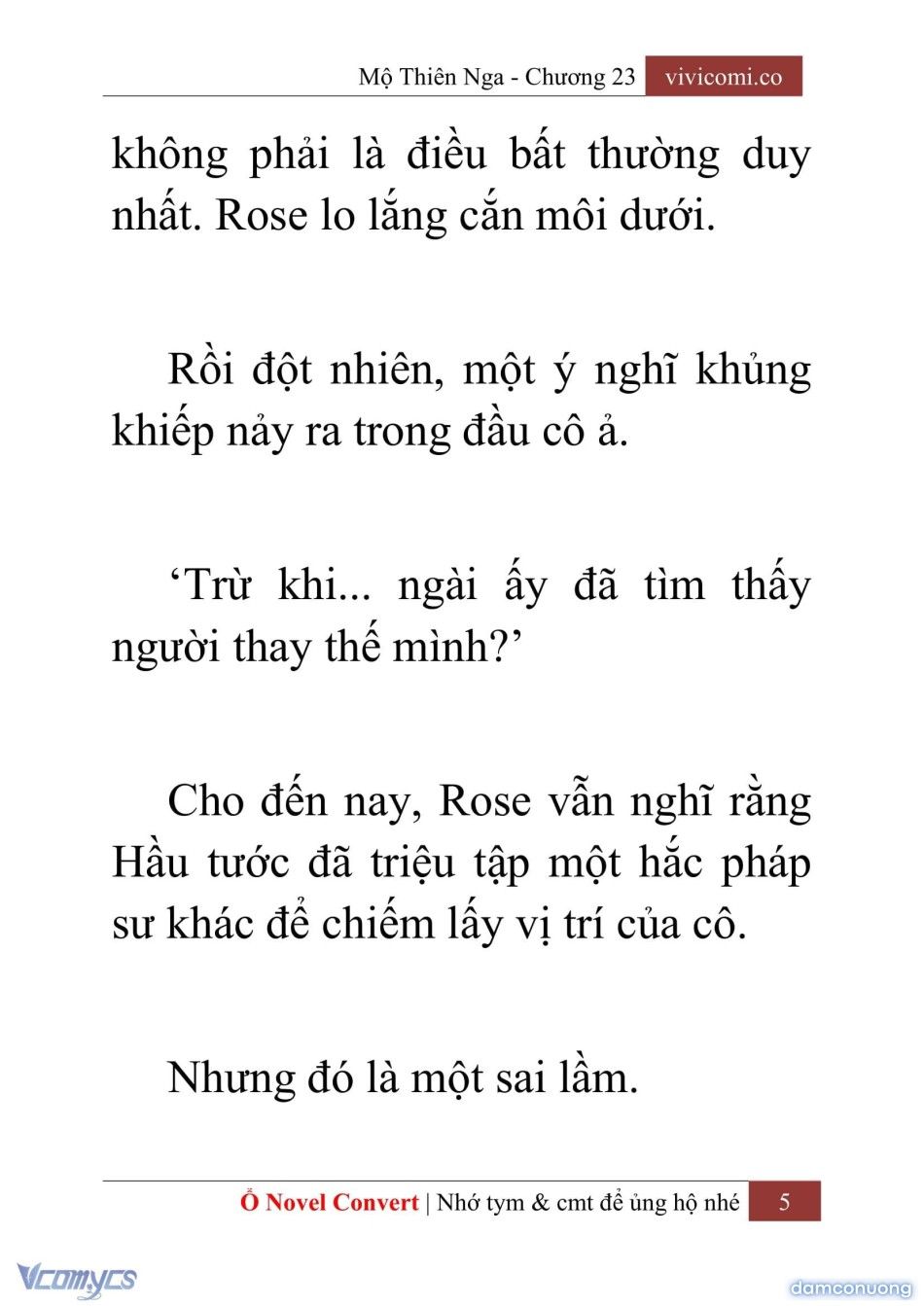 đọc truyện [novel] Mộ Thiên Nga Chương 23 ảnh 8 tại Thiên Thai Truyện