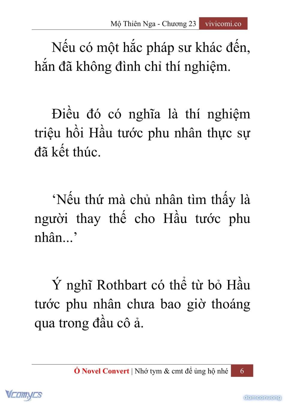 đọc truyện [novel] Mộ Thiên Nga Chương 23 ảnh 9 tại Thiên Thai Truyện