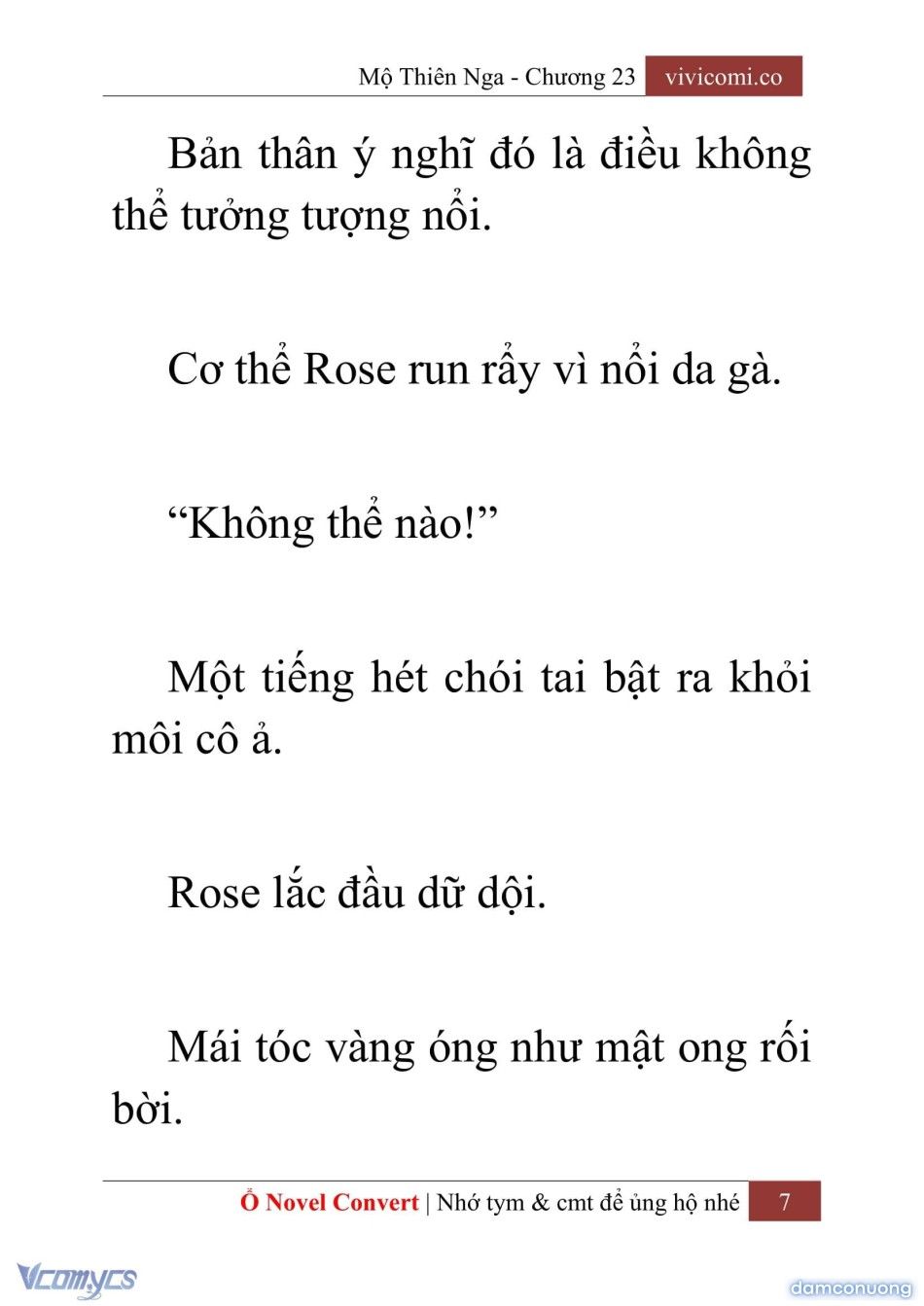 đọc truyện [novel] Mộ Thiên Nga Chương 23 ảnh 10 tại Thiên Thai Truyện