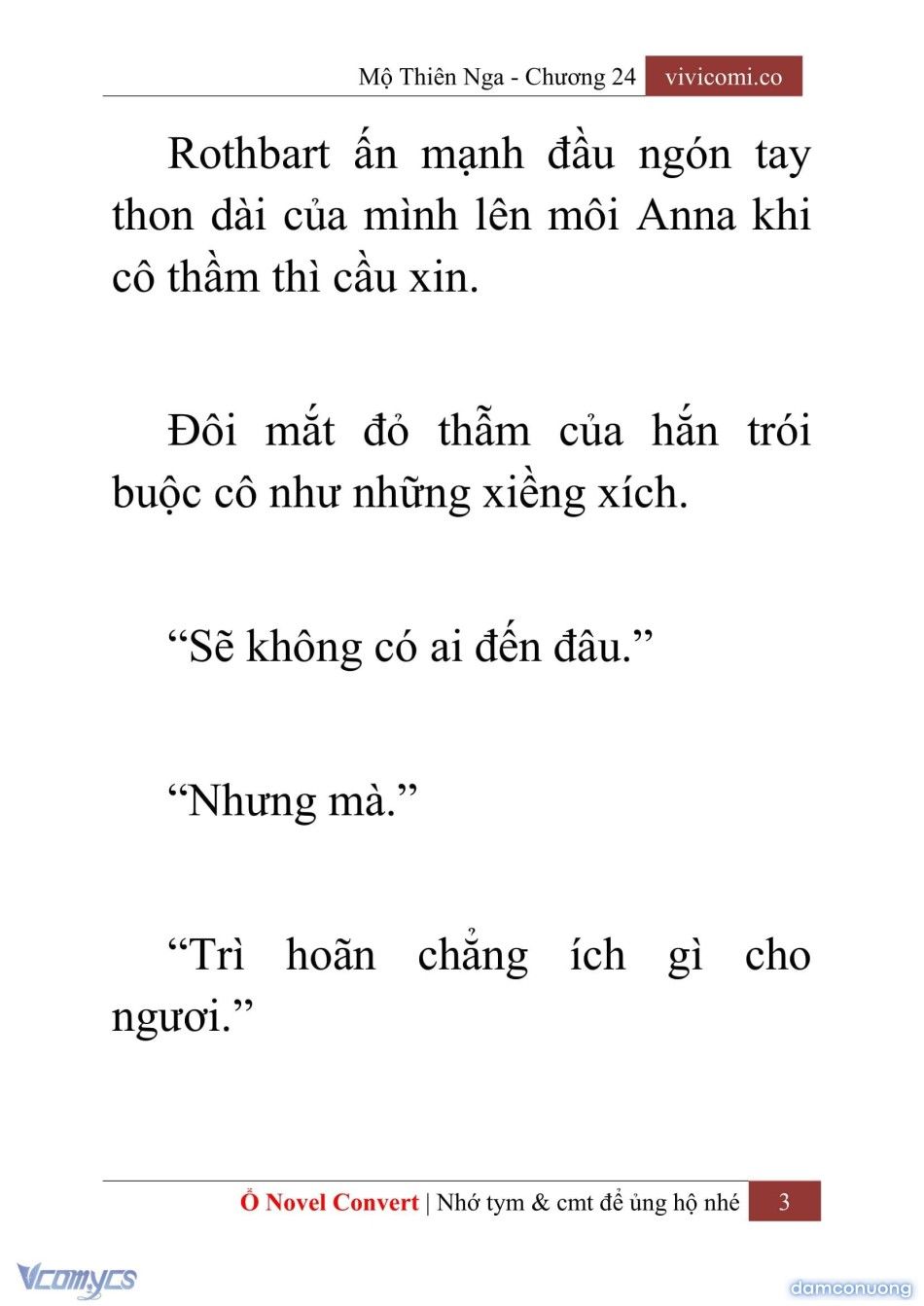 đọc truyện [novel] Mộ Thiên Nga Chương 24 ảnh 6 tại Thiên Thai Truyện