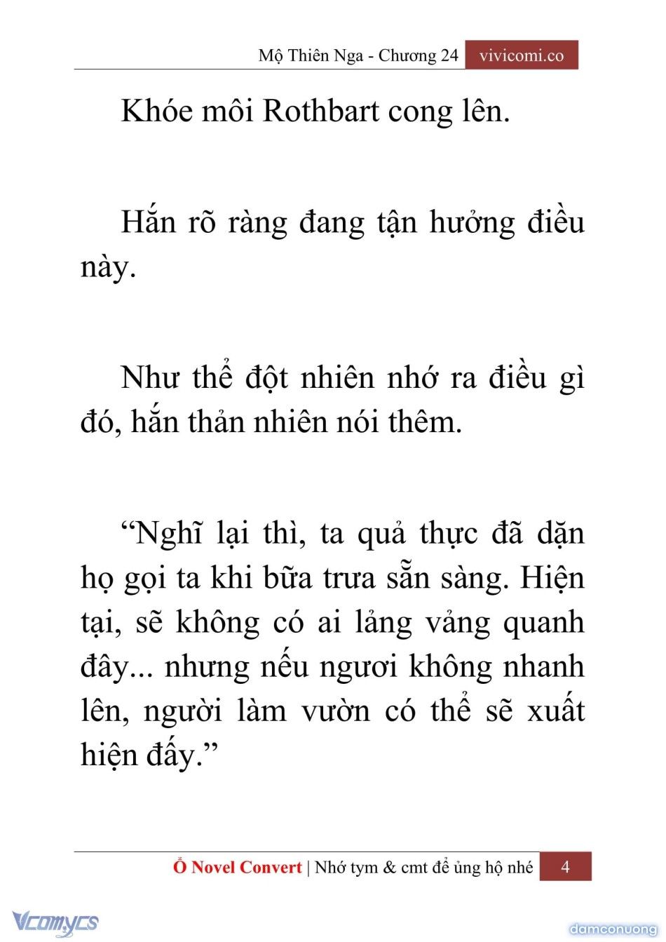 đọc truyện [novel] Mộ Thiên Nga Chương 24 ảnh 7 tại Thiên Thai Truyện