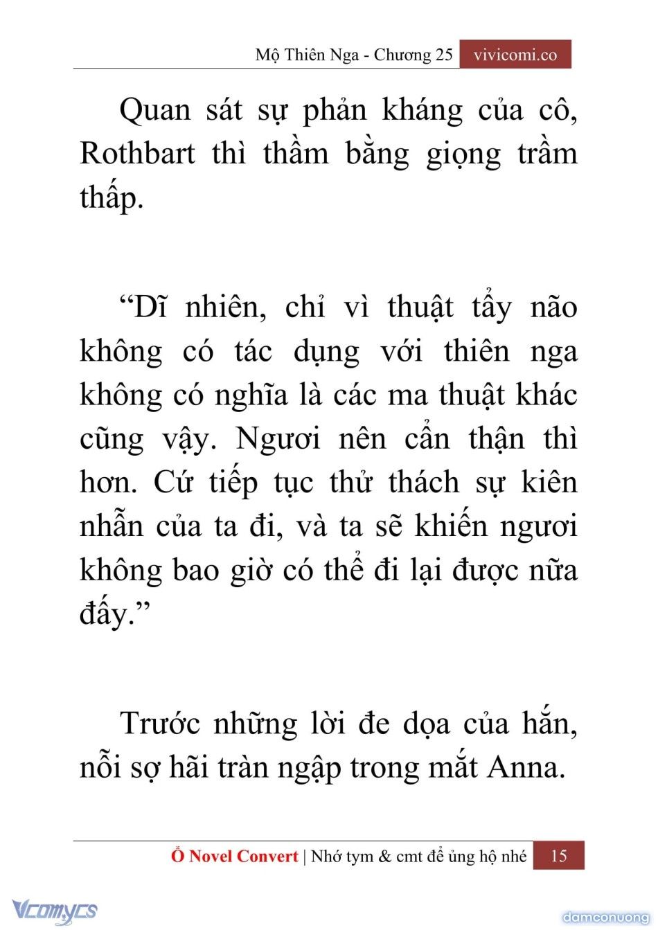 đọc truyện [novel] Mộ Thiên Nga Chương 25 ảnh 18 tại Thiên Thai Truyện