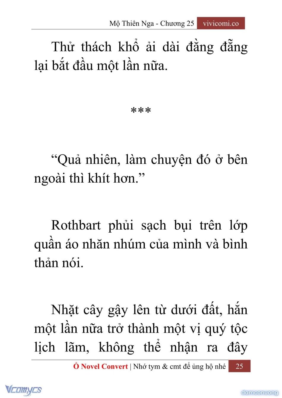 đọc truyện [novel] Mộ Thiên Nga Chương 25 ảnh 28 tại Thiên Thai Truyện