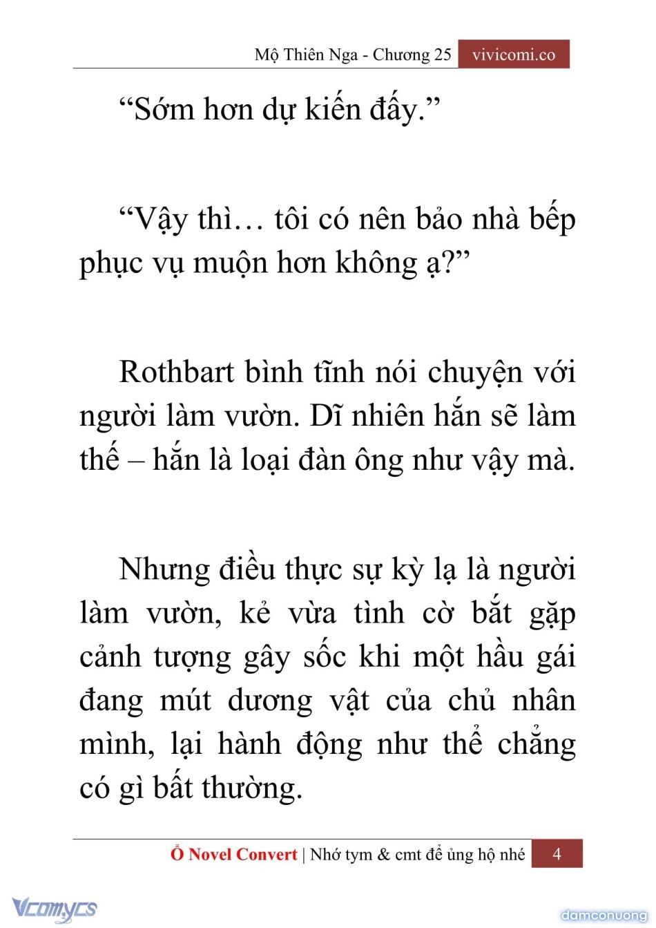 đọc truyện [novel] Mộ Thiên Nga Chương 25 ảnh 7 tại Thiên Thai Truyện