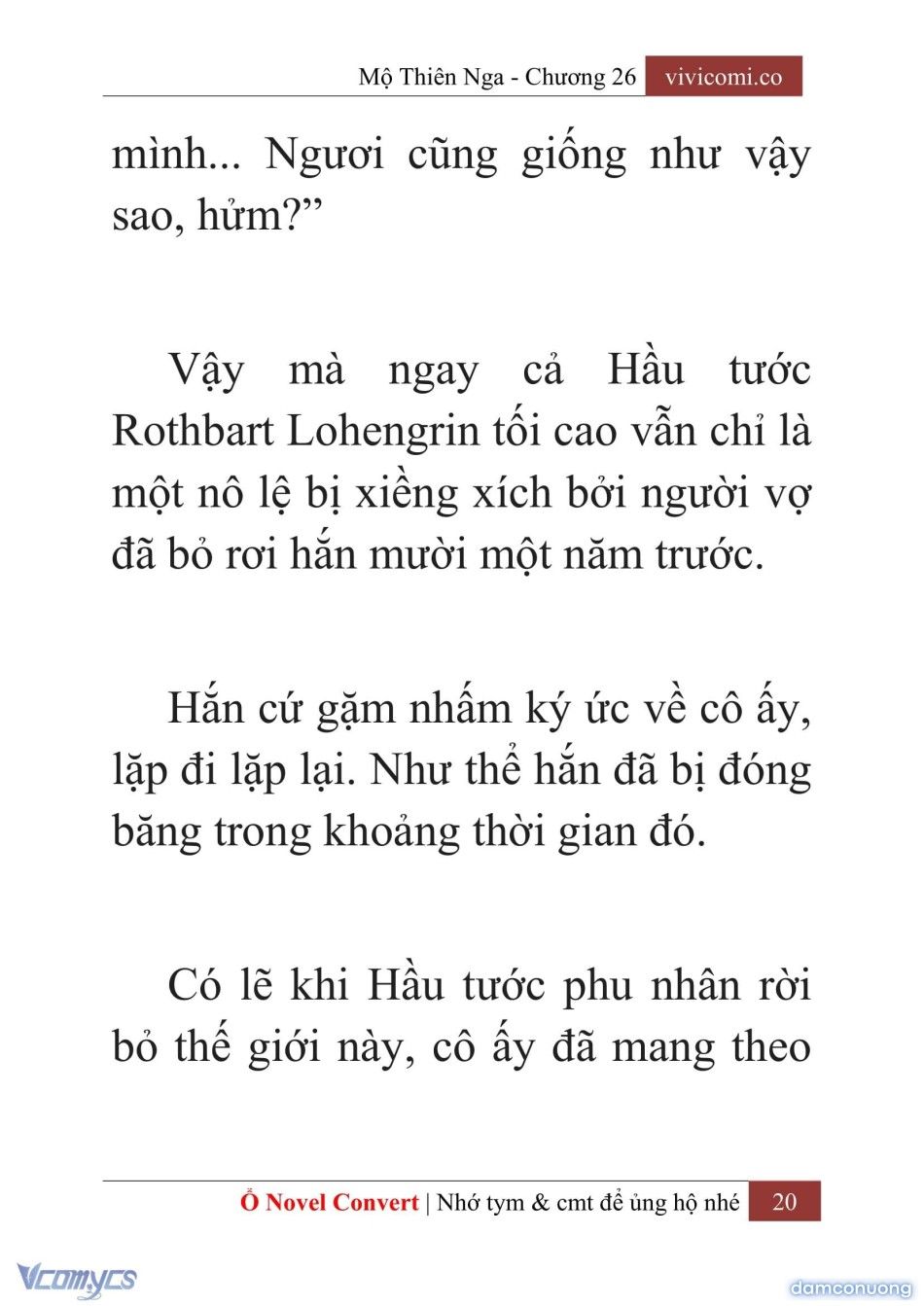 đọc truyện [novel] Mộ Thiên Nga Chương 26 ảnh 23 tại Thiên Thai Truyện