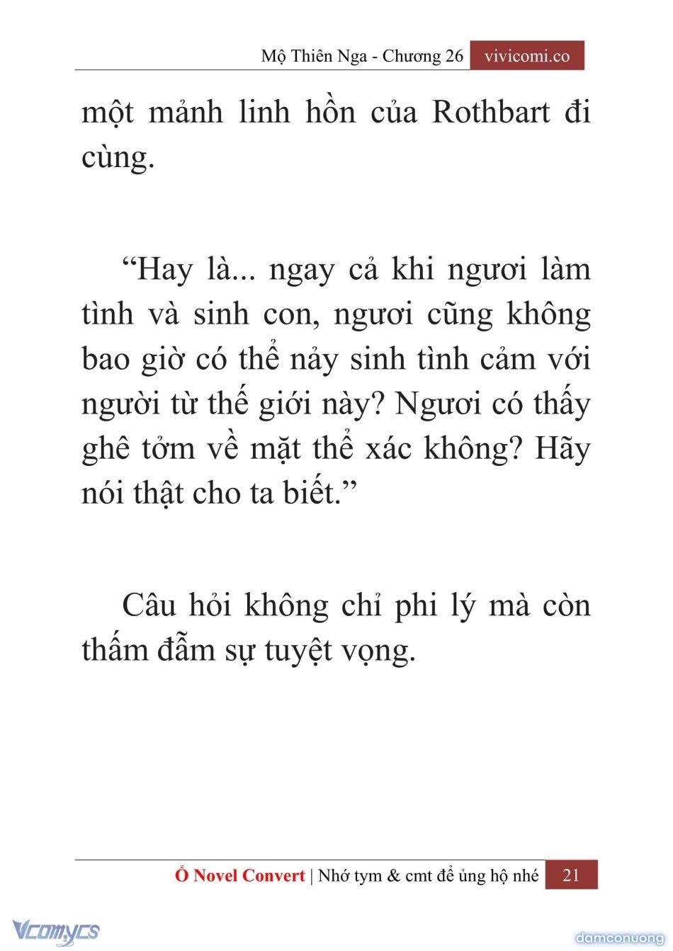 đọc truyện [novel] Mộ Thiên Nga Chương 26 ảnh 24 tại Thiên Thai Truyện