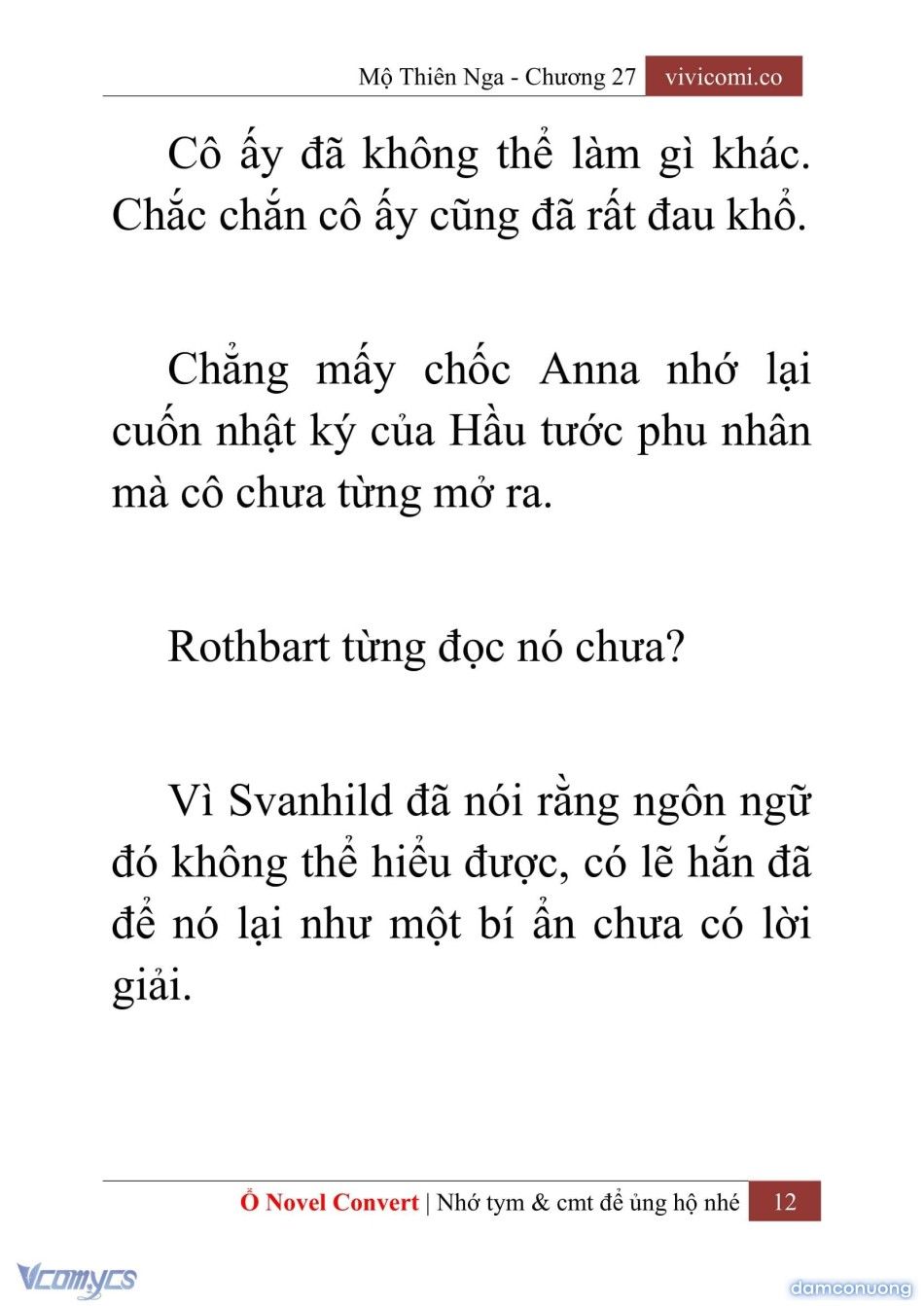 đọc truyện [novel] Mộ Thiên Nga Chương 27 ảnh 15 tại Thiên Thai Truyện