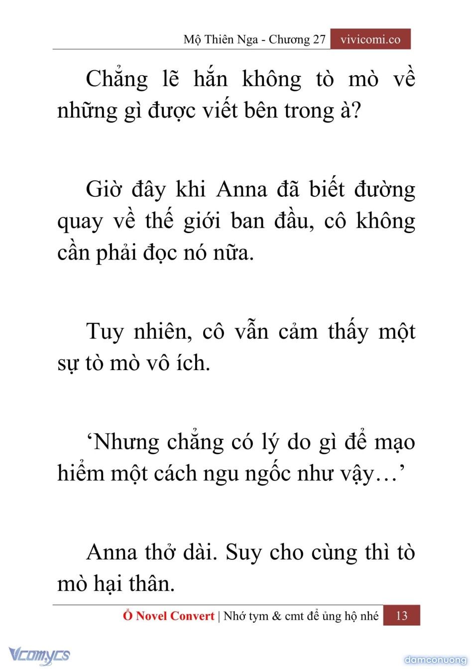 đọc truyện [novel] Mộ Thiên Nga Chương 27 ảnh 16 tại Thiên Thai Truyện