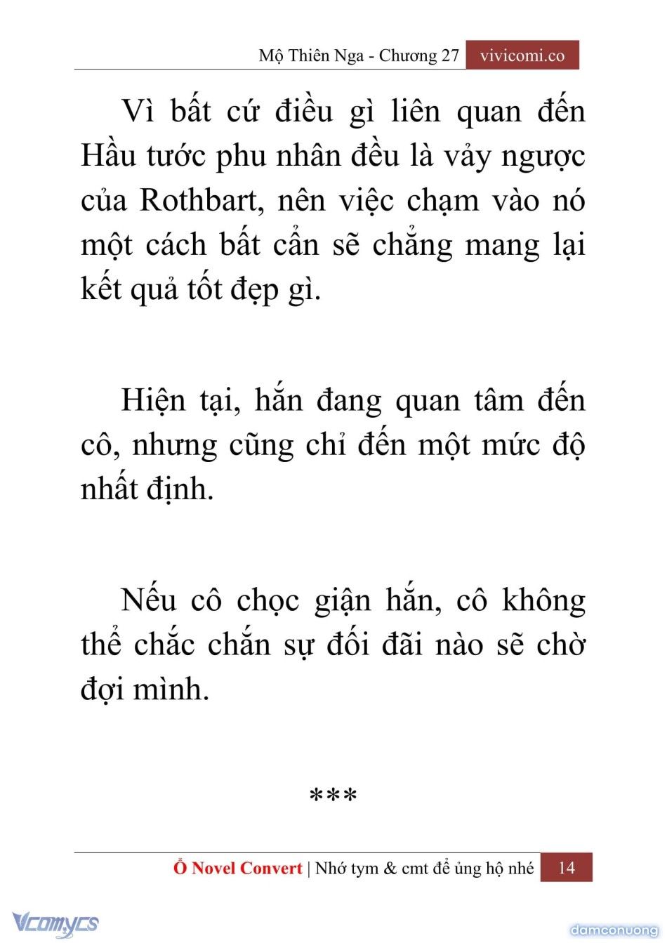 đọc truyện [novel] Mộ Thiên Nga Chương 27 ảnh 17 tại Thiên Thai Truyện