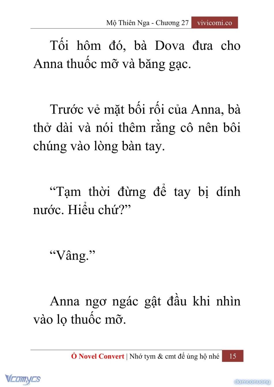 đọc truyện [novel] Mộ Thiên Nga Chương 27 ảnh 18 tại Thiên Thai Truyện