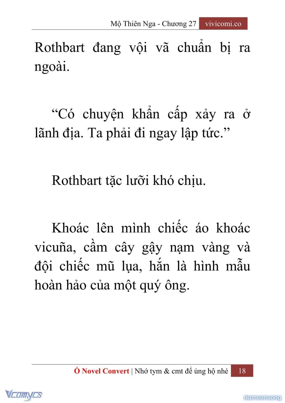 đọc truyện [novel] Mộ Thiên Nga Chương 27 ảnh 21 tại Thiên Thai Truyện