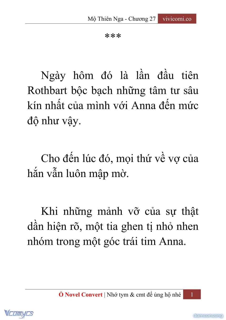 đọc truyện [novel] Mộ Thiên Nga Chương 27 ảnh 4 tại Thiên Thai Truyện