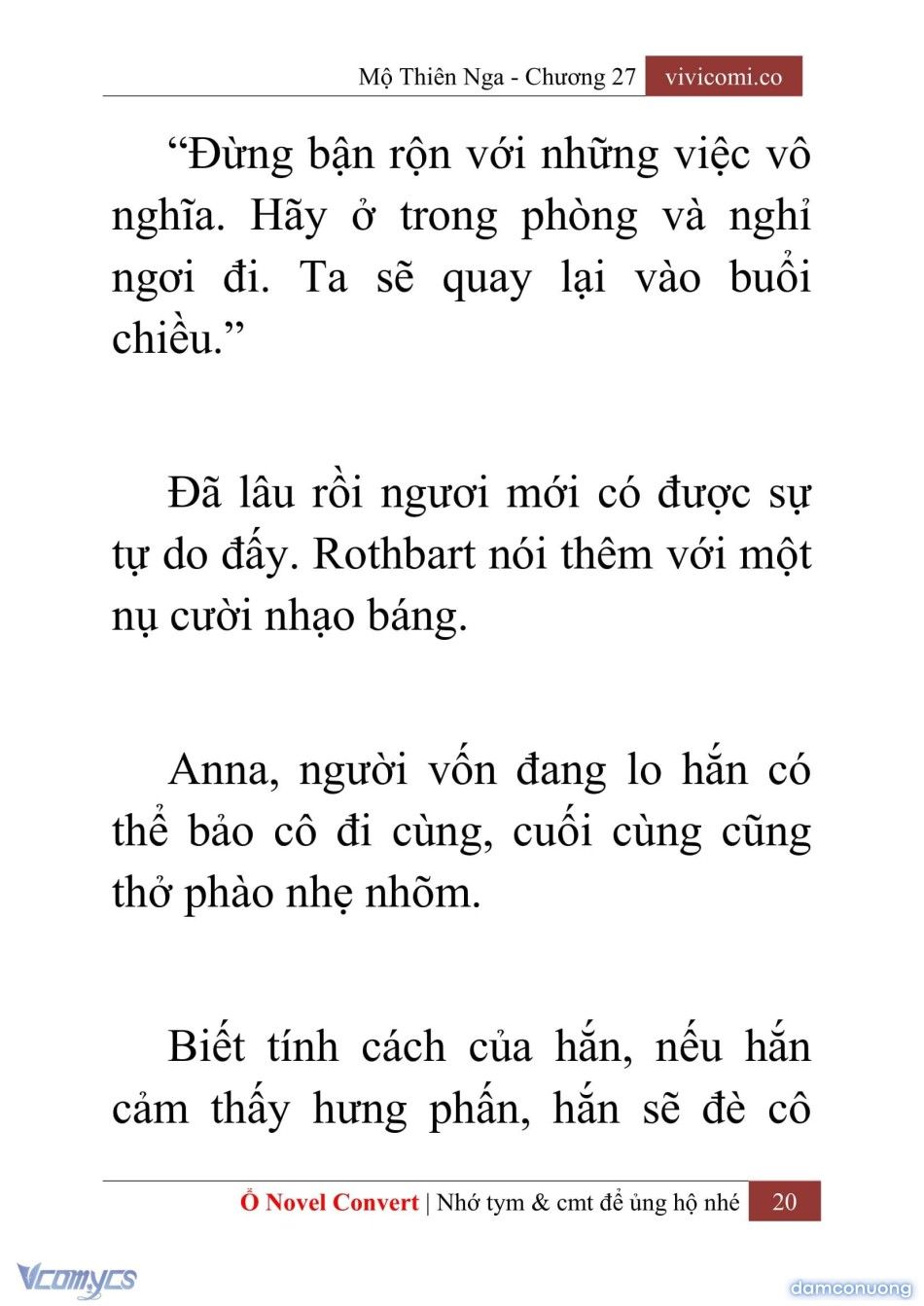 đọc truyện [novel] Mộ Thiên Nga Chương 27 ảnh 23 tại Thiên Thai Truyện