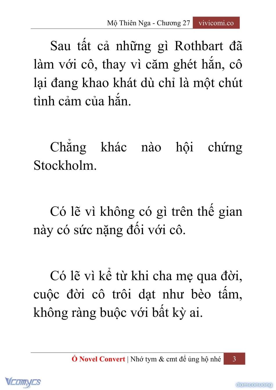 đọc truyện [novel] Mộ Thiên Nga Chương 27 ảnh 6 tại Thiên Thai Truyện