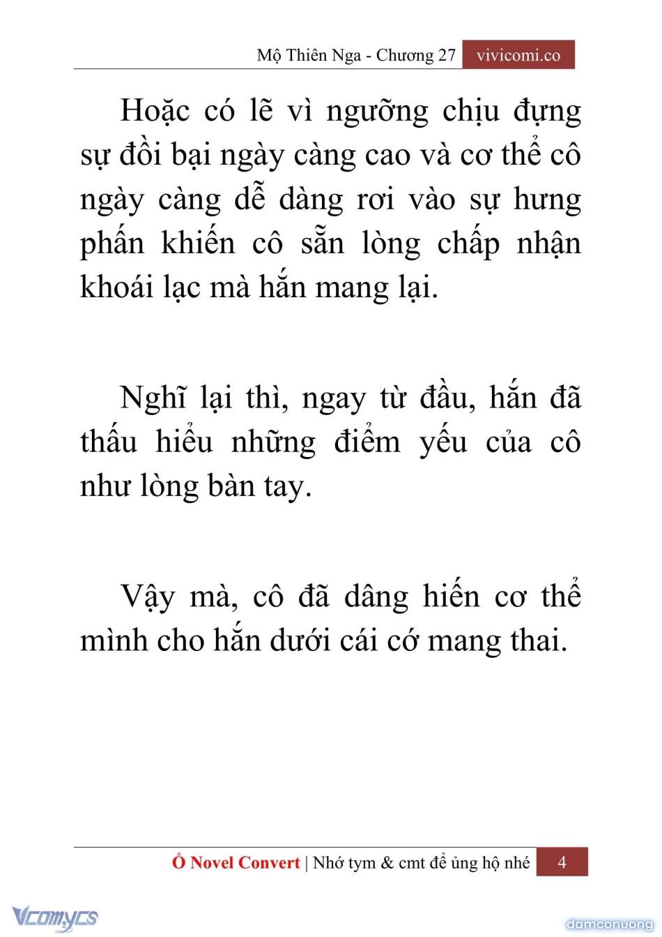 đọc truyện [novel] Mộ Thiên Nga Chương 27 ảnh 7 tại Thiên Thai Truyện