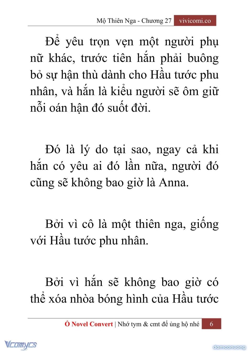 đọc truyện [novel] Mộ Thiên Nga Chương 27 ảnh 9 tại Thiên Thai Truyện