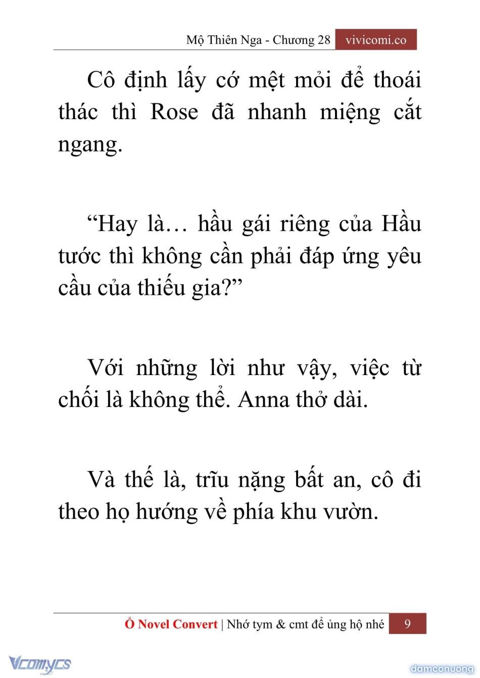 đọc truyện [novel] Mộ Thiên Nga Chương 28 ảnh 12 tại Thiên Thai Truyện