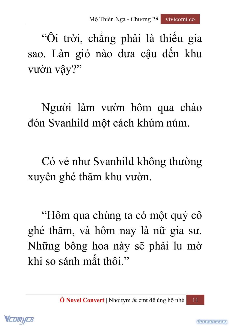 đọc truyện [novel] Mộ Thiên Nga Chương 28 ảnh 14 tại Thiên Thai Truyện