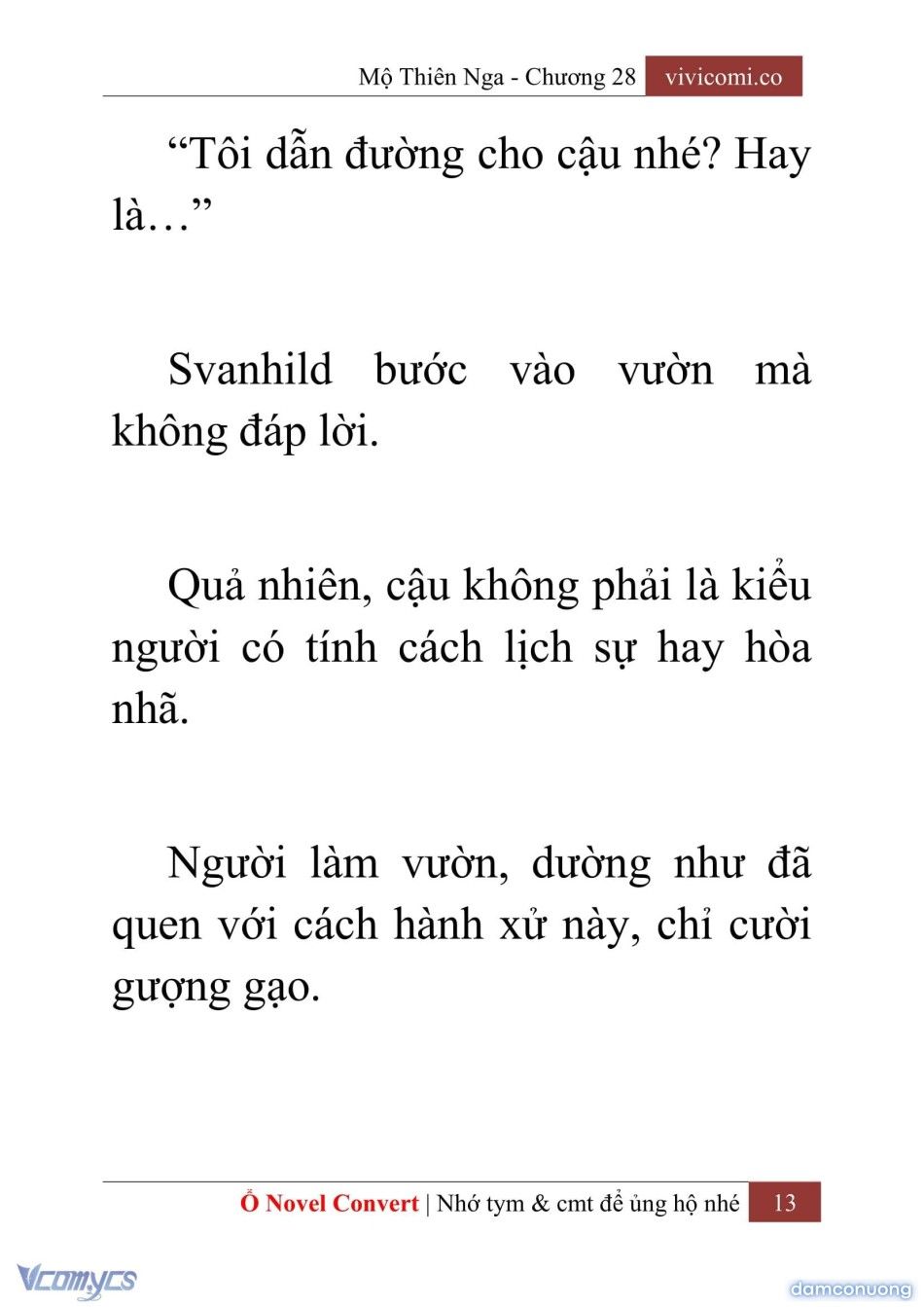 đọc truyện [novel] Mộ Thiên Nga Chương 28 ảnh 16 tại Thiên Thai Truyện