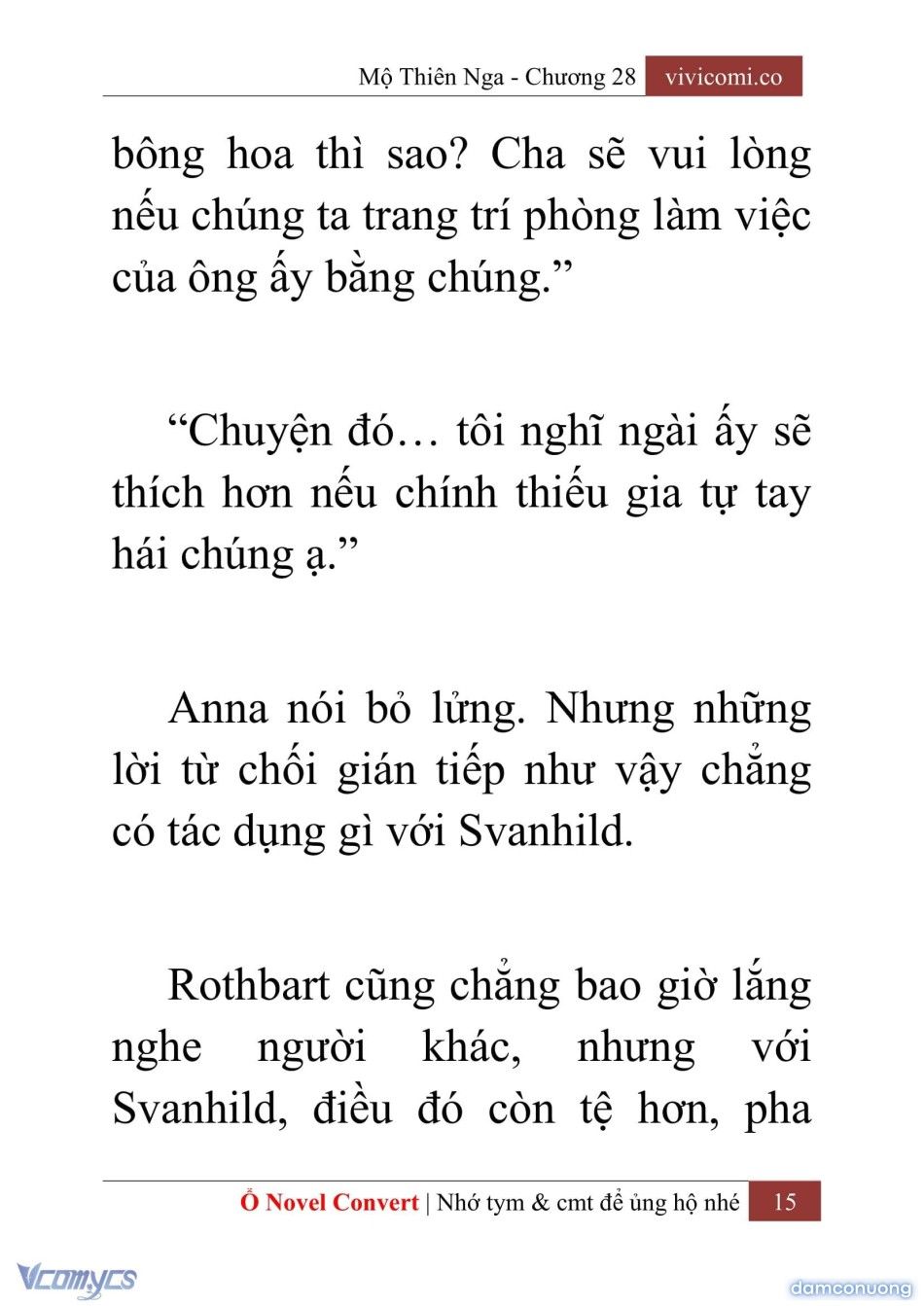 đọc truyện [novel] Mộ Thiên Nga Chương 28 ảnh 18 tại Thiên Thai Truyện