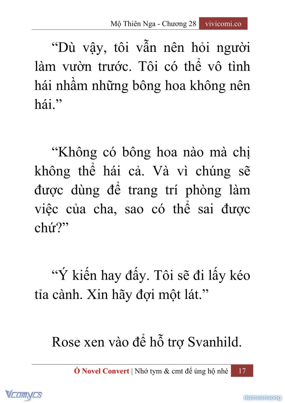 đọc truyện [novel] Mộ Thiên Nga Chương 28 ảnh 20 tại Thiên Thai Truyện