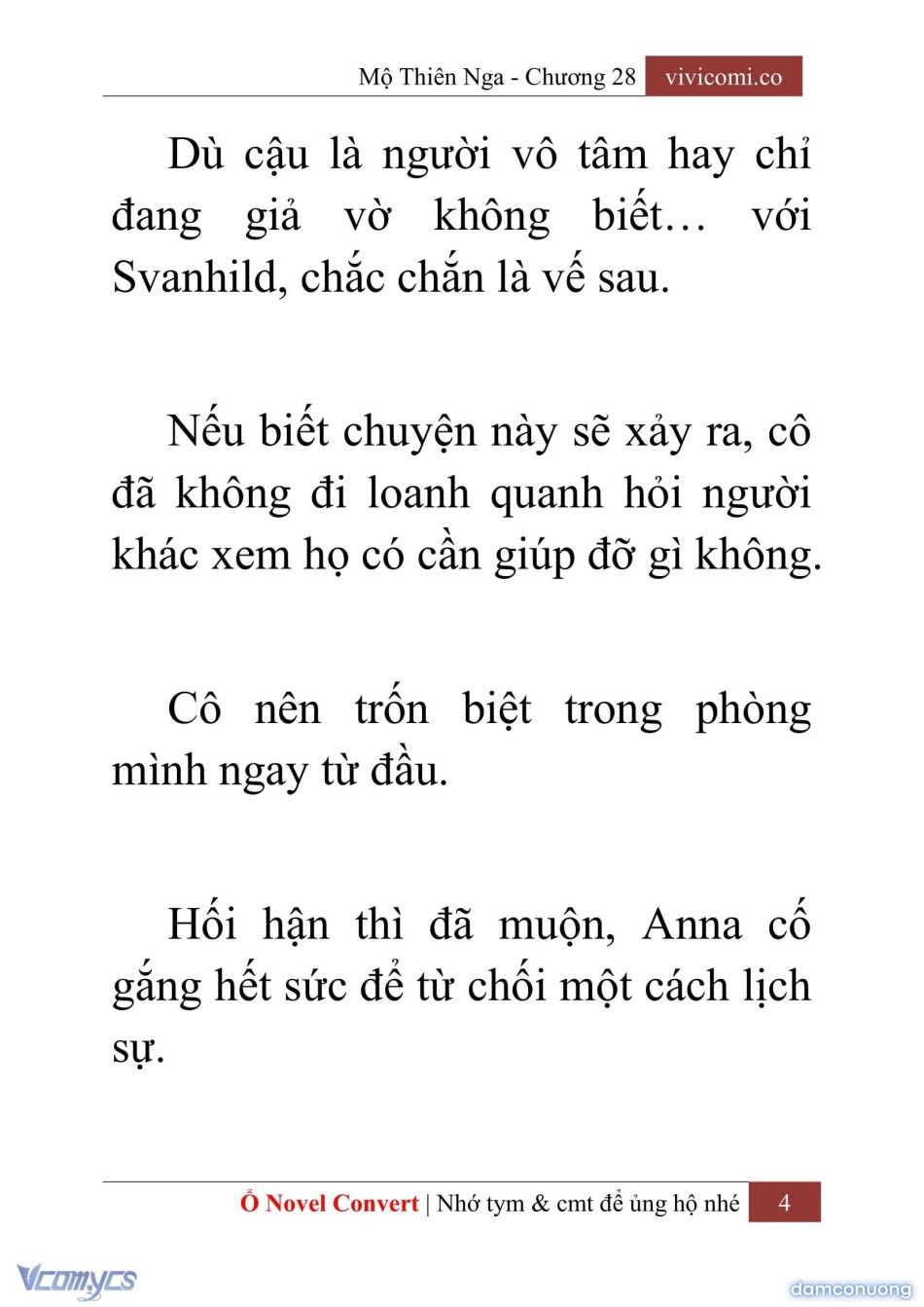 đọc truyện [novel] Mộ Thiên Nga Chương 28 ảnh 7 tại Thiên Thai Truyện