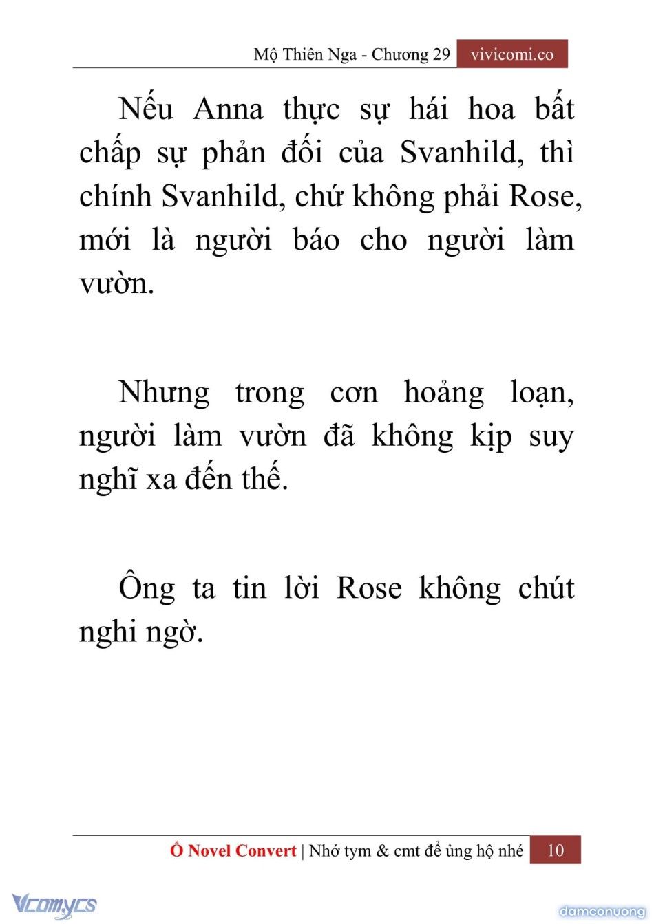 đọc truyện [novel] Mộ Thiên Nga Chương 29 ảnh 13 tại Thiên Thai Truyện