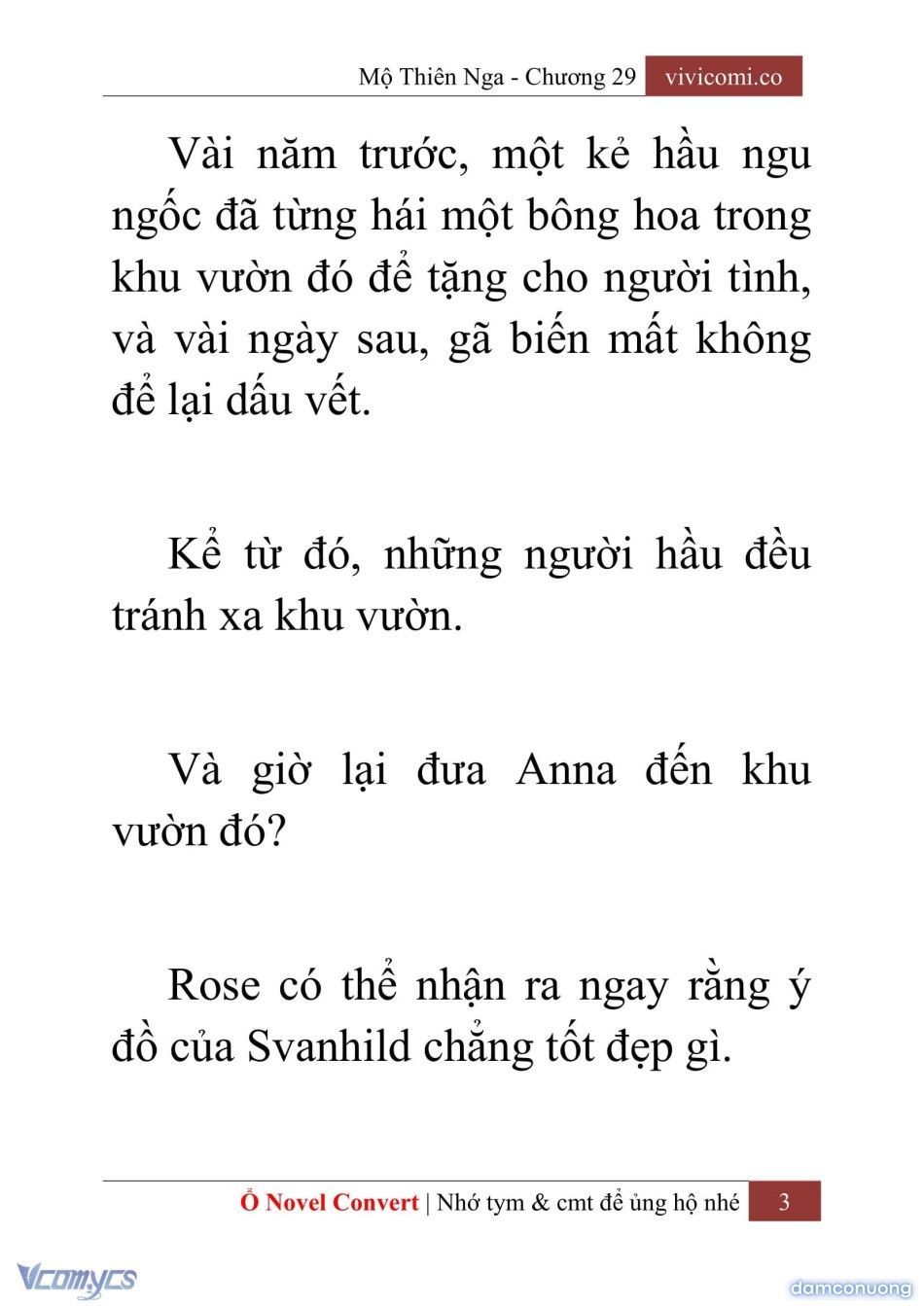 đọc truyện [novel] Mộ Thiên Nga Chương 29 ảnh 6 tại Thiên Thai Truyện