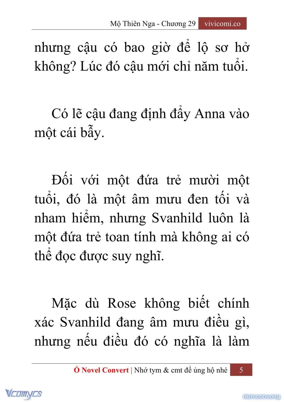 đọc truyện [novel] Mộ Thiên Nga Chương 29 ảnh 8 tại Thiên Thai Truyện
