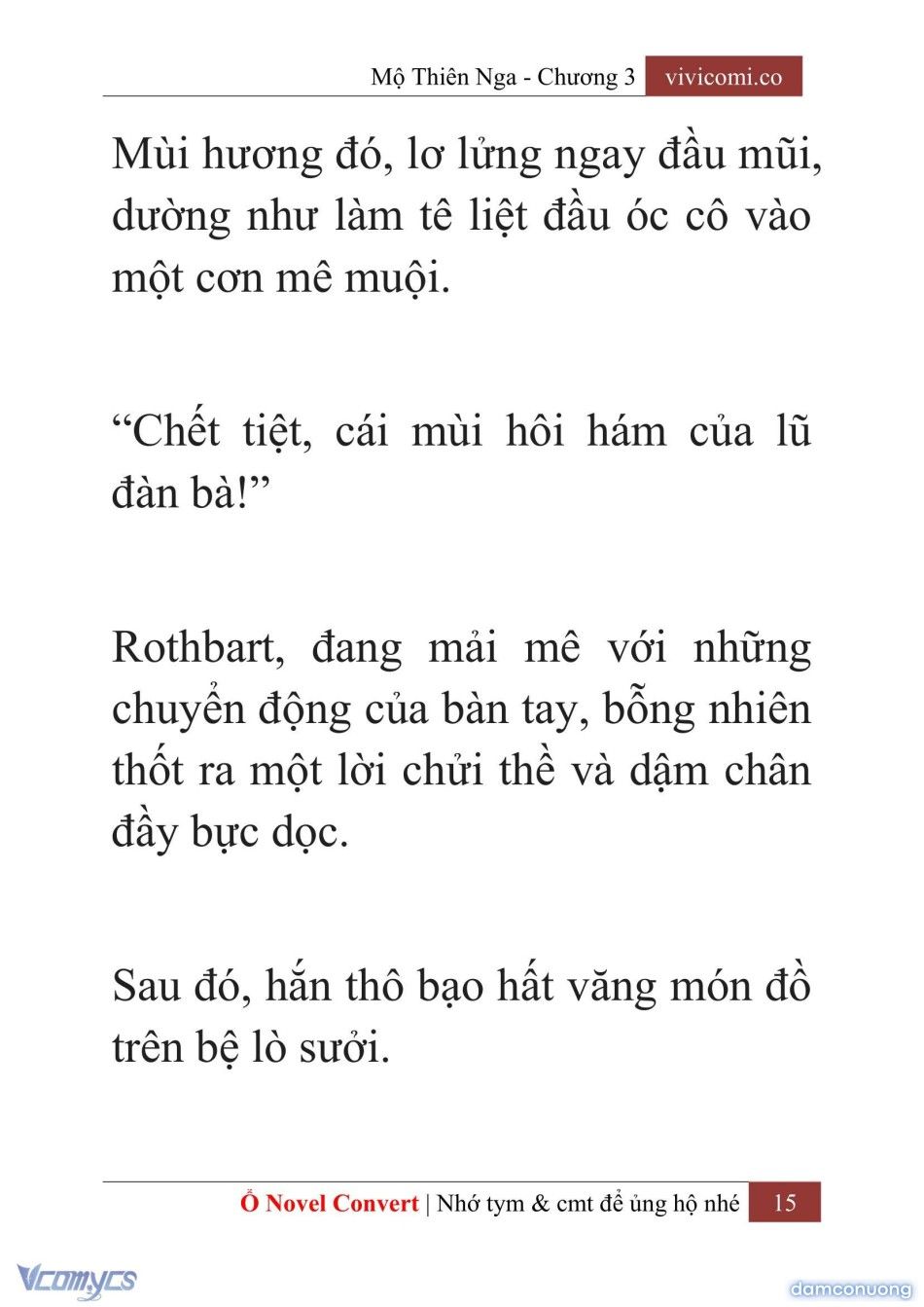 đọc truyện [novel] Mộ Thiên Nga Chương 3 ảnh 18 tại Thiên Thai Truyện