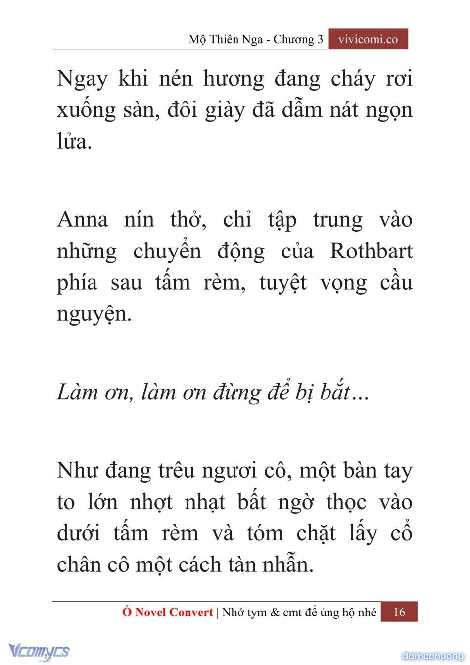 đọc truyện [novel] Mộ Thiên Nga Chương 3 ảnh 19 tại Thiên Thai Truyện