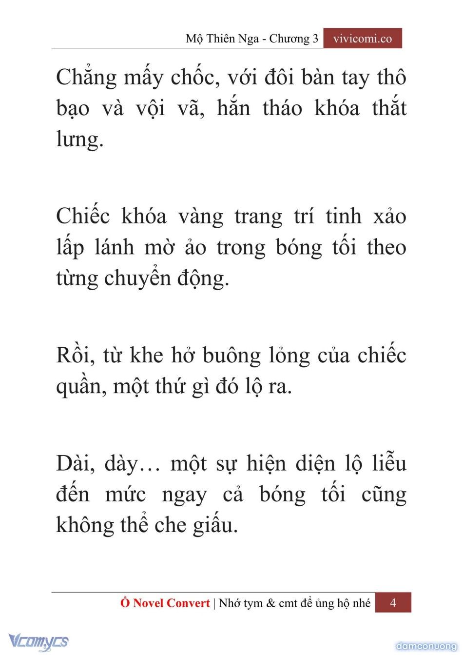 đọc truyện [novel] Mộ Thiên Nga Chương 3 ảnh 7 tại Thiên Thai Truyện