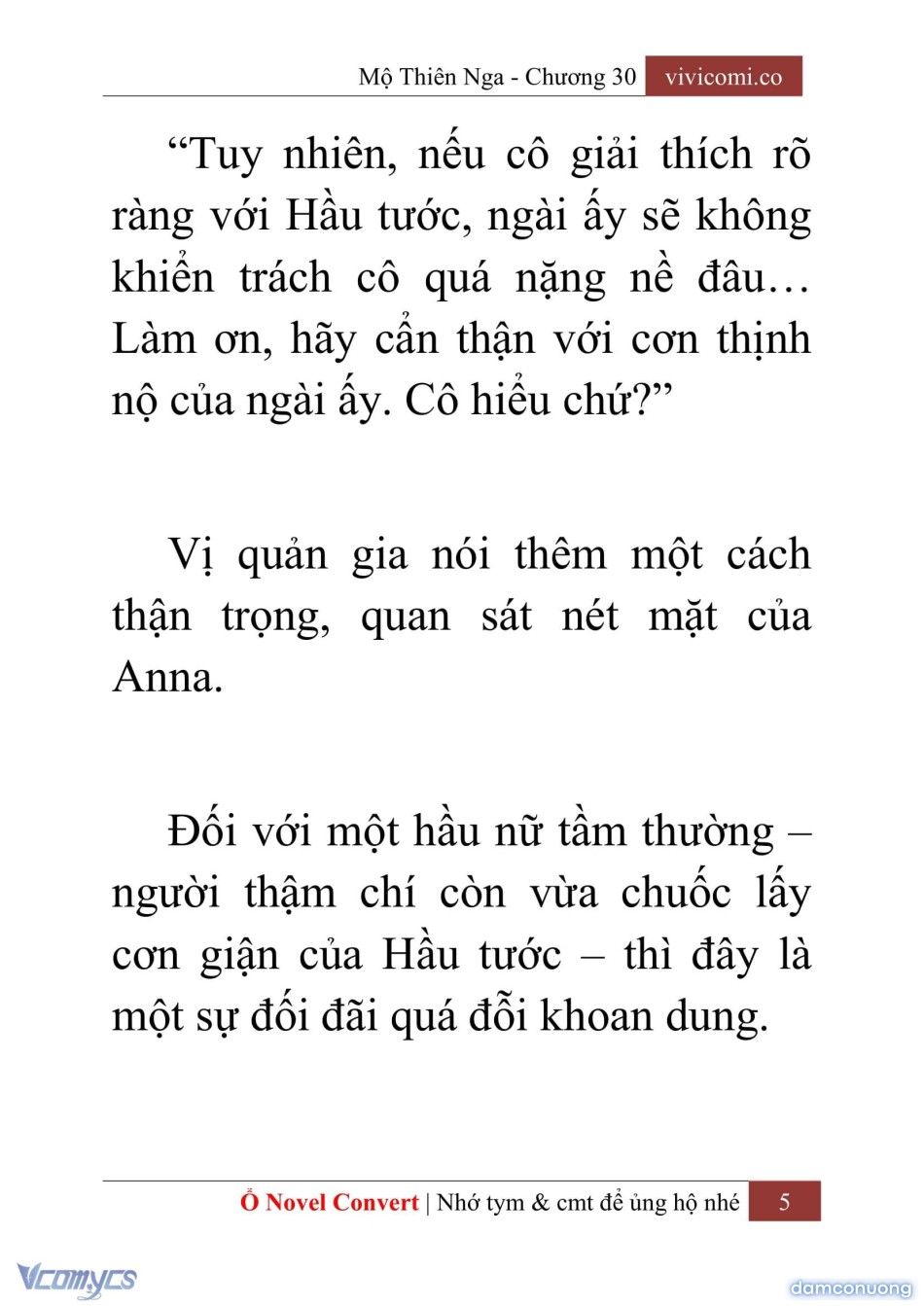 đọc truyện [novel] Mộ Thiên Nga Chương 30 ảnh 8 tại Thiên Thai Truyện