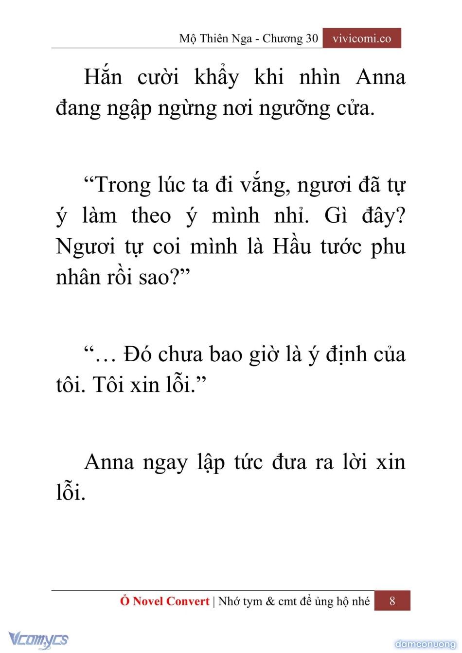 đọc truyện [novel] Mộ Thiên Nga Chương 30 ảnh 11 tại Thiên Thai Truyện