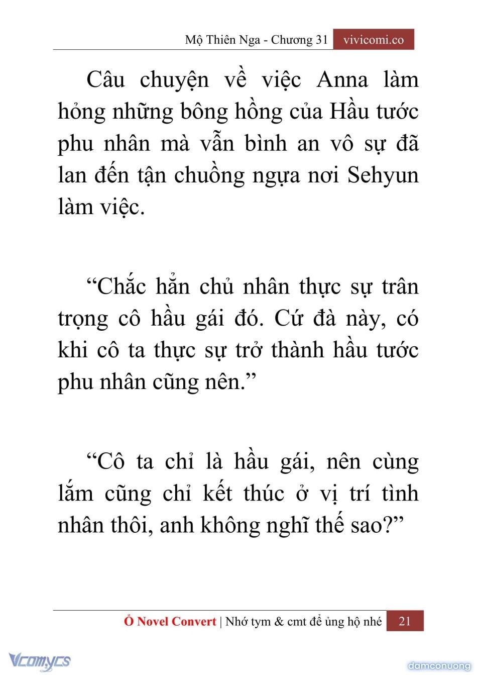 đọc truyện [novel] Mộ Thiên Nga Chương 31 ảnh 24 tại Thiên Thai Truyện