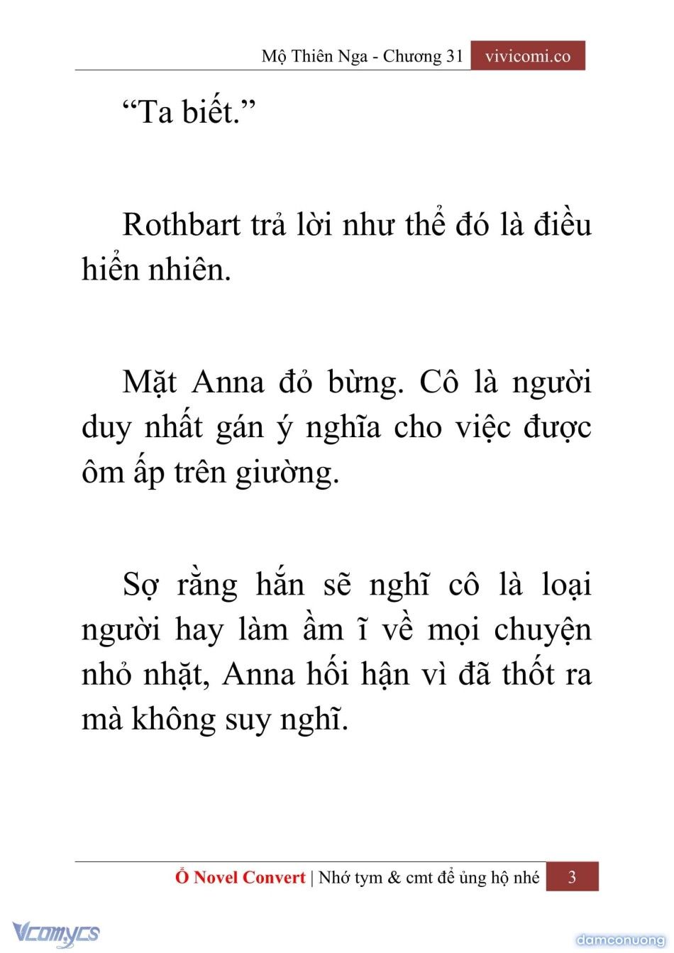 đọc truyện [novel] Mộ Thiên Nga Chương 31 ảnh 6 tại Thiên Thai Truyện