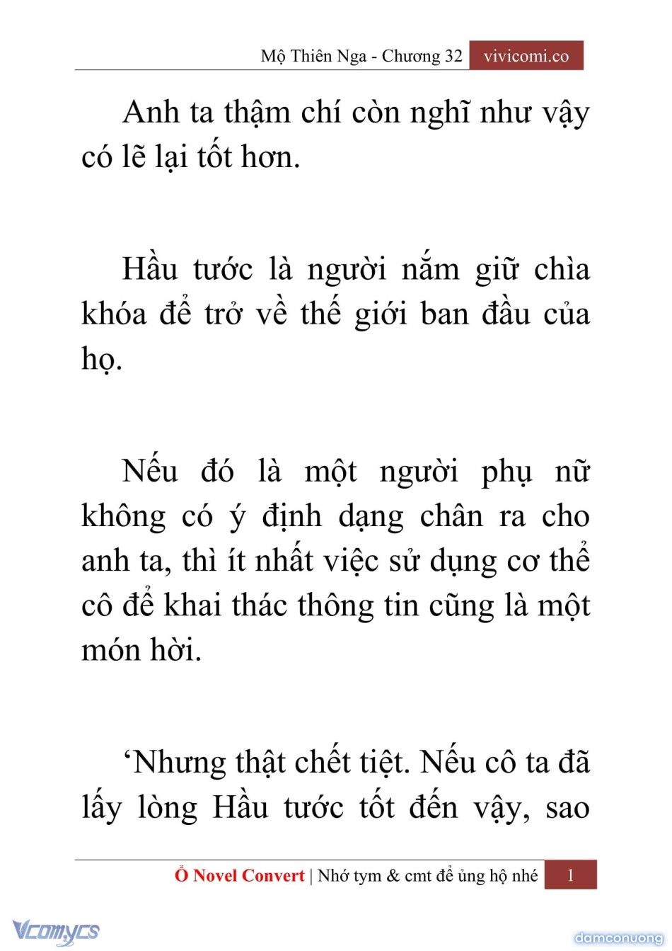 đọc truyện [novel] Mộ Thiên Nga Chương 32 ảnh 4 tại Thiên Thai Truyện