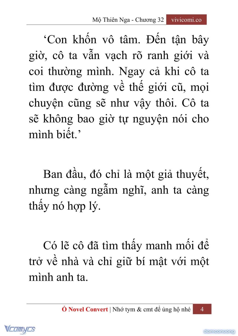 đọc truyện [novel] Mộ Thiên Nga Chương 32 ảnh 7 tại Thiên Thai Truyện